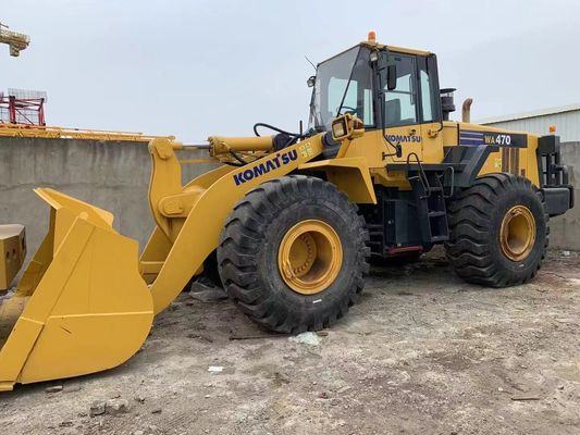 Màu sơn lại Loader bánh xe cũ Komatsu WA470-6 Loader tay thứ hai