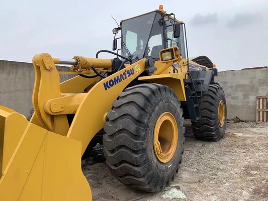 Màu sơn lại Loader bánh xe cũ Komatsu WA470-6 Loader tay thứ hai