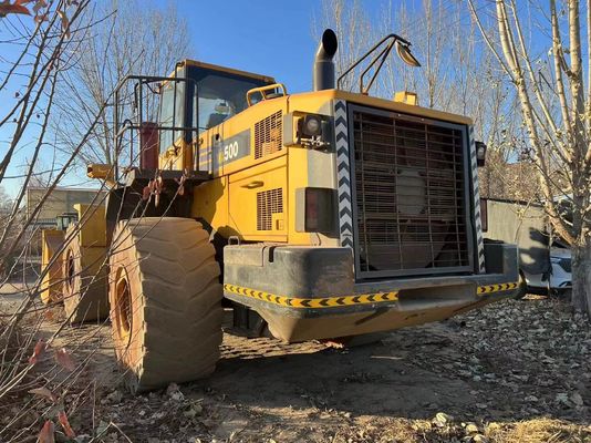 Komatsu sử dụng WA500 6 Loader bánh xe WA600-6 hiệu quả nhiên liệu cho xây dựng