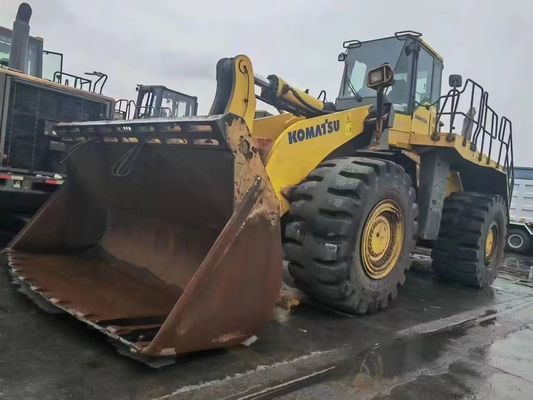 Komatsu WA600-6 Loader bánh xe nhỏ cũ WA500-6 Hoạt động an toàn cho khai thác mỏ