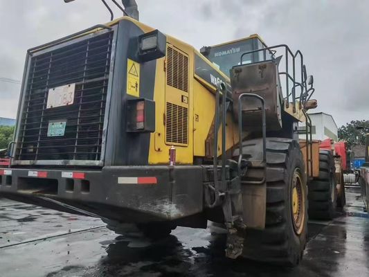 Komatsu WA600-6 Loader bánh xe nhỏ cũ WA500-6 Hoạt động an toàn cho khai thác mỏ
