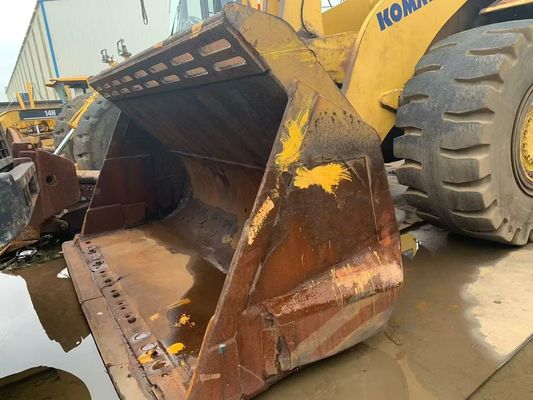 Komatsu WA600-6 Loader bánh xe nhỏ cũ WA500-6 Hoạt động an toàn cho khai thác mỏ