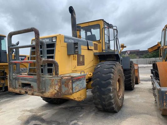 Màu nguyên bản sử dụng Komatsu WA470-3 Loader bánh xe trong tình trạng tuyệt vời