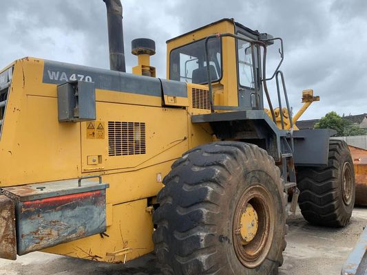 Màu nguyên bản sử dụng Komatsu WA470-3 Loader bánh xe trong tình trạng tuyệt vời