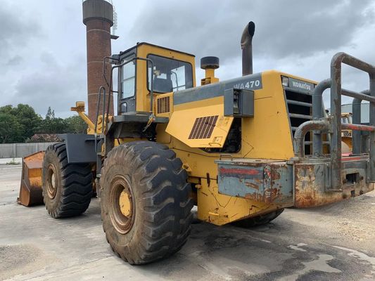 Màu nguyên bản sử dụng Komatsu WA470-3 Loader bánh xe trong tình trạng tuyệt vời
