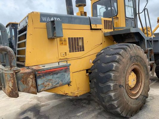 Màu nguyên bản sử dụng Komatsu WA470-3 Loader bánh xe trong tình trạng tuyệt vời