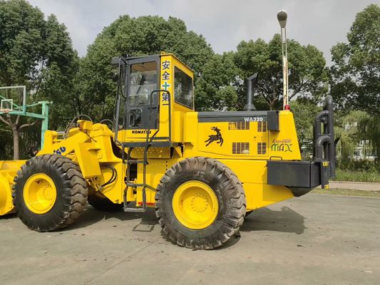 Đồ tải bánh xe cũ gốc Nhật Bản Komatsu WA320-3 Đồ tải trước cũ