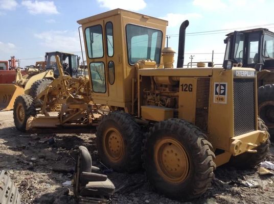 Công suất nặng 12G sử dụng Caterpillar Motor Grader giảm tiếng ồn Hoạt động dễ dàng