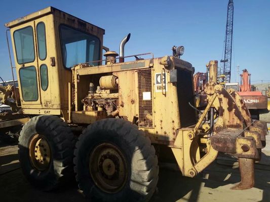 Công suất nặng 12G sử dụng Caterpillar Motor Grader giảm tiếng ồn Hoạt động dễ dàng