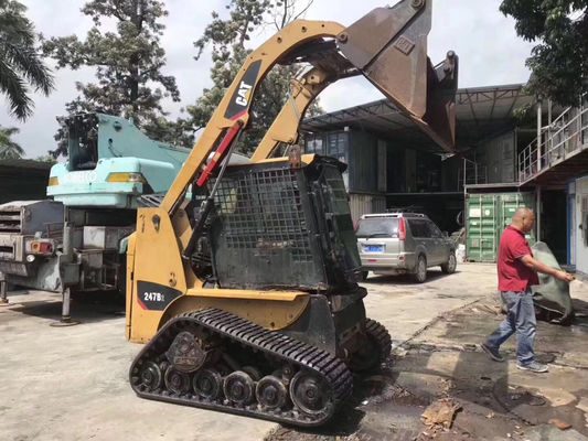 CAT 247B2 Máy tải tay cũ với tay lái dài CAT Máy tải tay lái dài