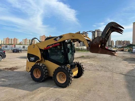 CAT 246C Màu nguyên bản Máy tải lái trượt sử dụng An toàn và chính xác Trong tình trạng tốt