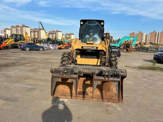 CAT 246C Màu nguyên bản Máy tải lái trượt sử dụng An toàn và chính xác Trong tình trạng tốt