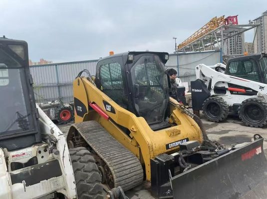 277C mạnh mẽ sử dụng Caterpillar Skid Steer Tăng năng lượng nhiên liệu trong tình trạng tốt
