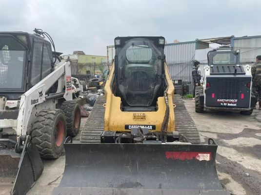 277C mạnh mẽ sử dụng Caterpillar Skid Steer Tăng năng lượng nhiên liệu trong tình trạng tốt
