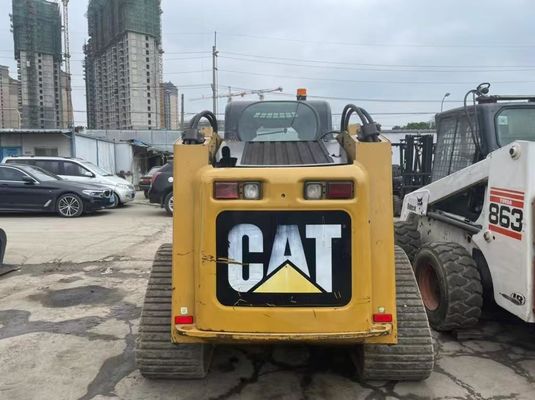 277C mạnh mẽ sử dụng Caterpillar Skid Steer Tăng năng lượng nhiên liệu trong tình trạng tốt
