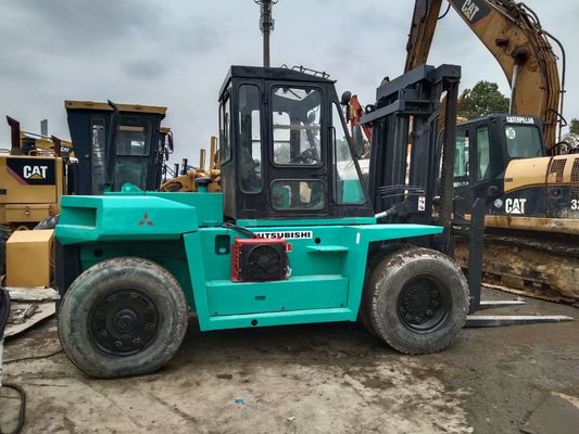12 tấn Mitsubishi F120 xe nâng diesel cũ trong tình trạng tốt Nhật Bản gốc