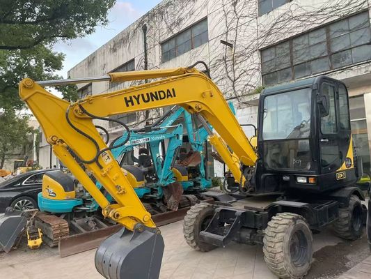 Được sử dụng R60W-7 Mini Hyundai xe khoan có bánh xe ổn định và hiệu quả cao