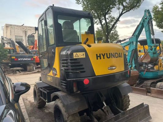 Được sử dụng R60W-7 Mini Hyundai xe khoan có bánh xe ổn định và hiệu quả cao