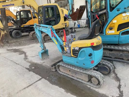 Kubota U10-3 Mini Excavator sử dụng trong nhà làm việc máy đào cũ