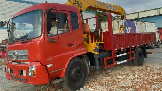 8 tấn XCMG SQS200-4 xe tải gắn crane sử dụng với xe tải DongFeng 2019 năm