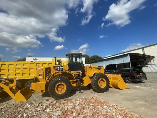 CAT 950H Máy tải bánh xe cũ Xưởng xây dựng Máy tải phía trước được sử dụng ở châu Phi