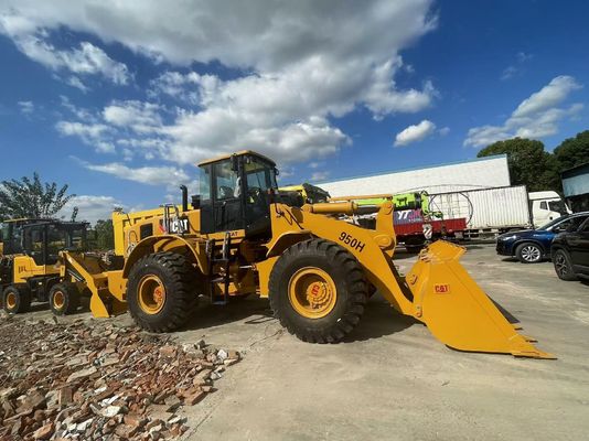 CAT 950H Máy tải bánh xe cũ Xưởng xây dựng Máy tải phía trước được sử dụng ở châu Phi