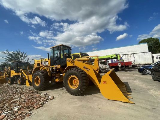 CAT 950H Máy tải bánh xe cũ Xưởng xây dựng Máy tải phía trước được sử dụng ở châu Phi