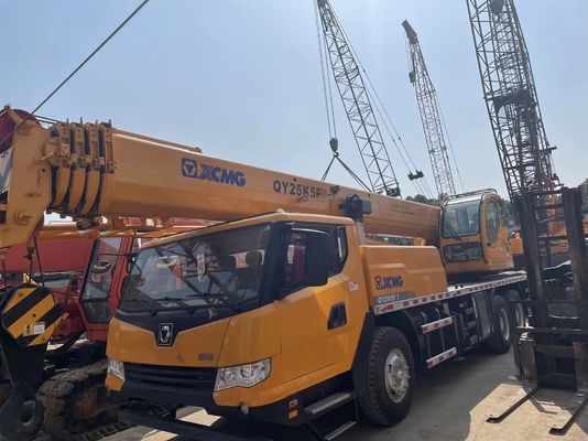 2021 Năm sử dụng xe tải cẩu XCMG QY25K5F An toàn hoạt động Cẩu di động 25 tấn