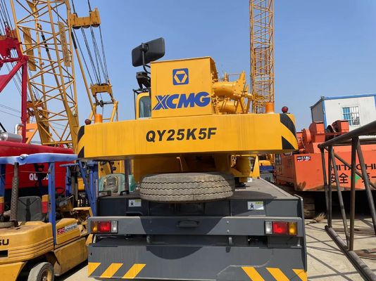 2021 Năm sử dụng xe tải cẩu XCMG QY25K5F An toàn hoạt động Cẩu di động 25 tấn