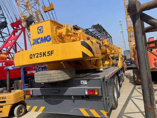 2021 Năm sử dụng xe tải cẩu XCMG QY25K5F An toàn hoạt động Cẩu di động 25 tấn