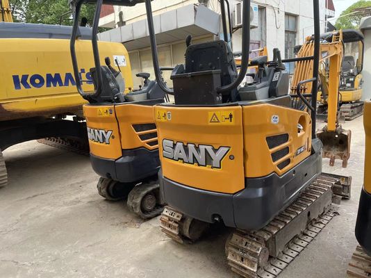 Được sử dụng SANY SY16C Mini Excavator hoạt động trơn tru cho công việc trong vườn
