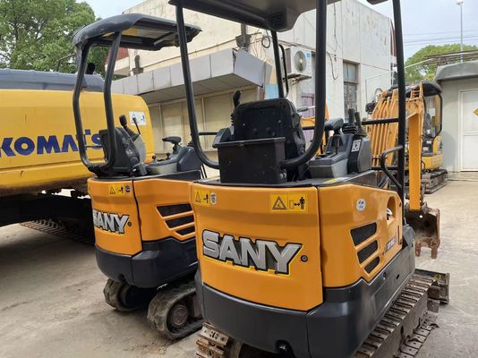 Được sử dụng SANY SY16C Mini Excavator hoạt động trơn tru cho công việc trong vườn