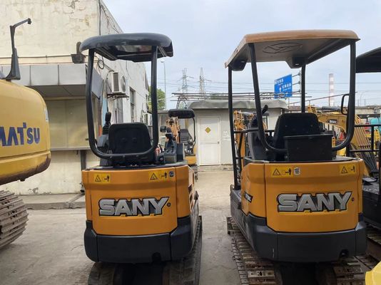 Được sử dụng SANY SY16C Mini Excavator hoạt động trơn tru cho công việc trong vườn