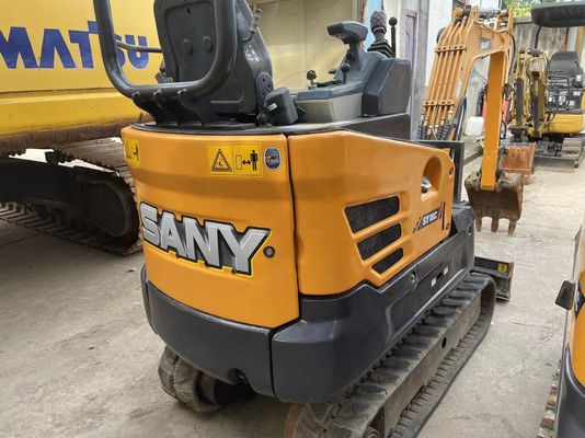 Được sử dụng SANY SY16C Mini Excavator hoạt động trơn tru cho công việc trong vườn