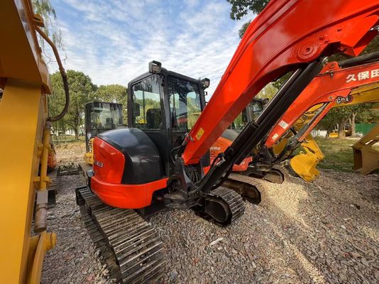 Màu sơn lại được sử dụng Kubota KX163-5 Mini Crawler Excavator Trong tình trạng tuyệt vời / Kubota Excavator với động cơ EPA và cánh tay lắc