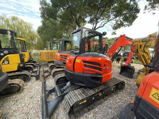 Màu sơn lại được sử dụng Kubota KX163-5 Mini Crawler Excavator Trong tình trạng tuyệt vời / Kubota Excavator với động cơ EPA và cánh tay lắc