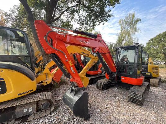 Màu sơn lại được sử dụng Kubota KX163-5 Mini Crawler Excavator Trong tình trạng tuyệt vời / Kubota Excavator với động cơ EPA và cánh tay lắc