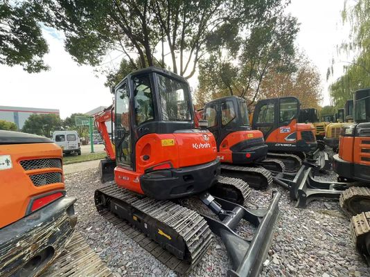 Màu sơn lại được sử dụng Kubota KX163-5 Mini Crawler Excavator Trong tình trạng tuyệt vời / Kubota Excavator với động cơ EPA và cánh tay lắc