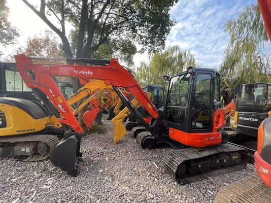 Màu sơn lại được sử dụng Kubota KX163-5 Mini Crawler Excavator Trong tình trạng tuyệt vời / Kubota Excavator với động cơ EPA và cánh tay lắc
