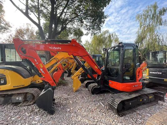 Màu sơn lại được sử dụng Kubota KX163-5 Mini Crawler Excavator Trong tình trạng tuyệt vời / Kubota Excavator với động cơ EPA và cánh tay lắc