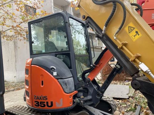 Bản gốc Nhật Bản sử dụng Hitachi ZX35U-5N Mini Excavator Trong tình trạng tuyệt vời/Sử dụng Nhật Bản Mini Excavator với cánh tay swing và động cơ EPA