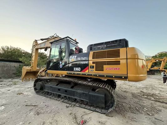 Sử dụng Crawler Caterpillar 336D Excavator Sơn lại Màu sắc 36 tấn cho khai thác mỏ