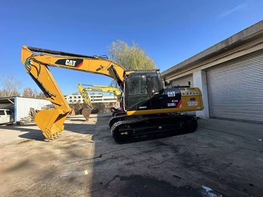 Màu vàng gốc Nhật Bản sử dụng CAT Excavator 320D2 Caterpillar Crawler Excavator