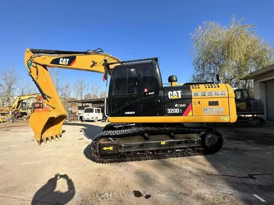 Màu vàng gốc Nhật Bản sử dụng CAT Excavator 320D2 Caterpillar Crawler Excavator