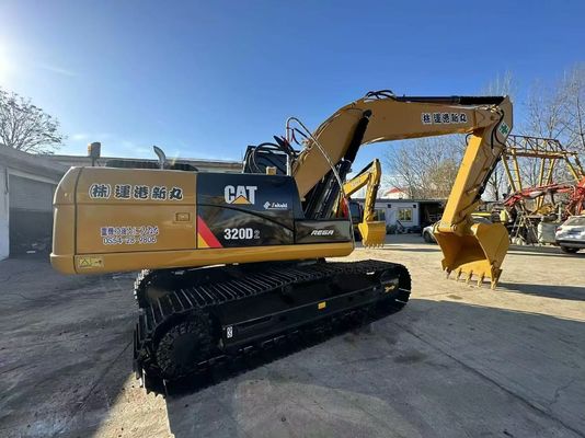 Màu vàng gốc Nhật Bản sử dụng CAT Excavator 320D2 Caterpillar Crawler Excavator