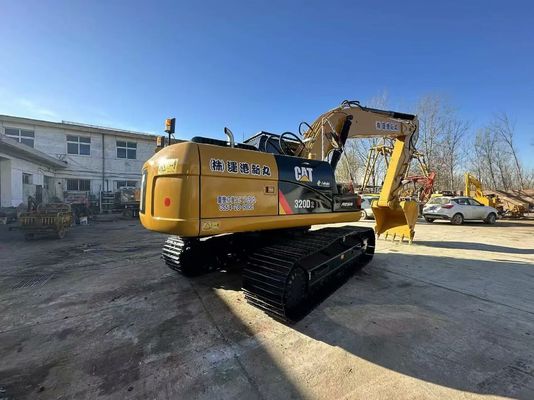 Màu vàng gốc Nhật Bản sử dụng CAT Excavator 320D2 Caterpillar Crawler Excavator