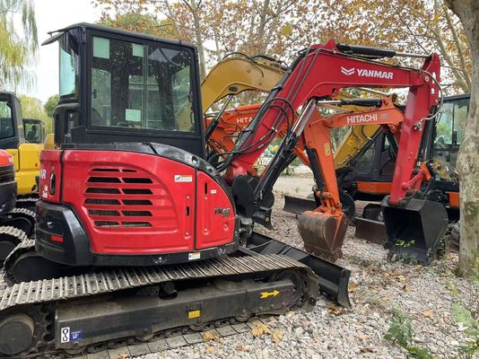 Nhật Bản nguyên bản sử dụng Yanmar Vio55-5B Mini Excavator với động cơ EPA/Sử dụng Kubota Mini Excavator bán
