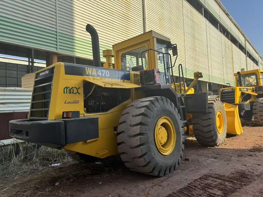 Màu tái sơn WA470-3 Máy tải bánh xe Komatsu sử dụng cho xây dựng Trung Đông