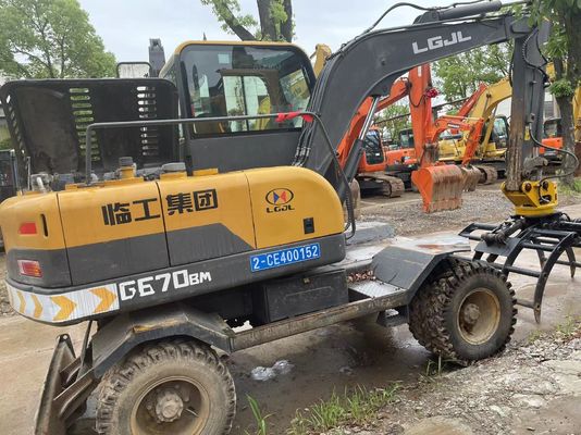 2018 Năm sử dụng SDLH LG670BM Xe đào bánh với kẹp thủy lực