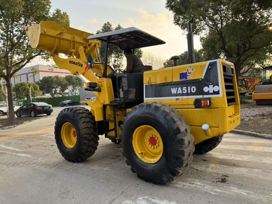 Bản gốc Nhật Bản sử dụng Komatsu WA510 Mini Loader bánh xe làm việc trong tình trạng tốt